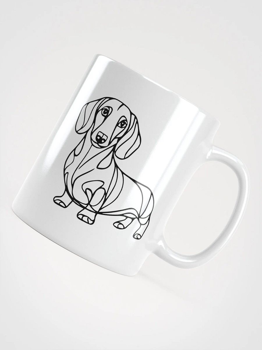 Minimalist Dachshund Line Art Mug for Dog Lovers product image (3)