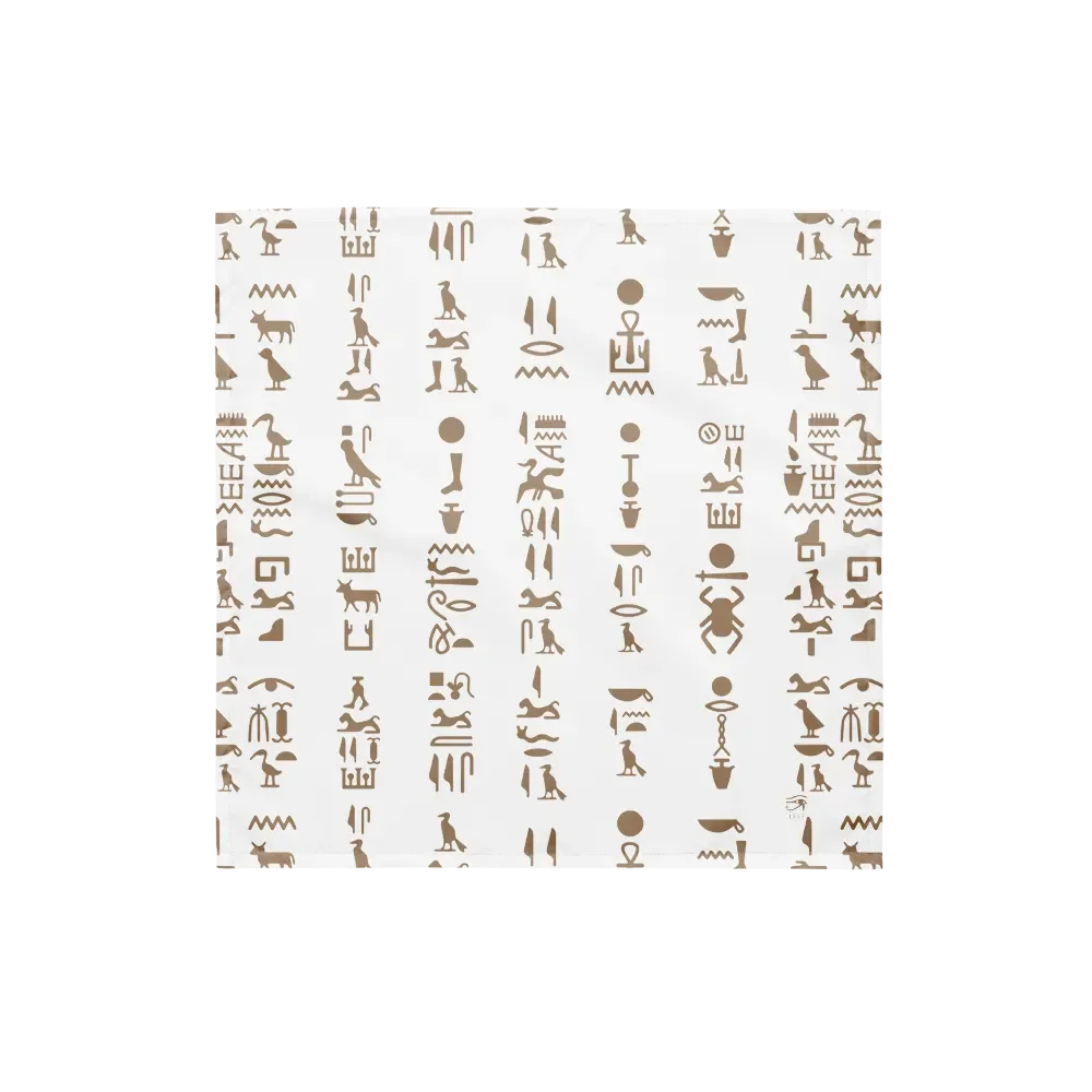 Isis Hieroglyphs All-Over Bandana product image (1)