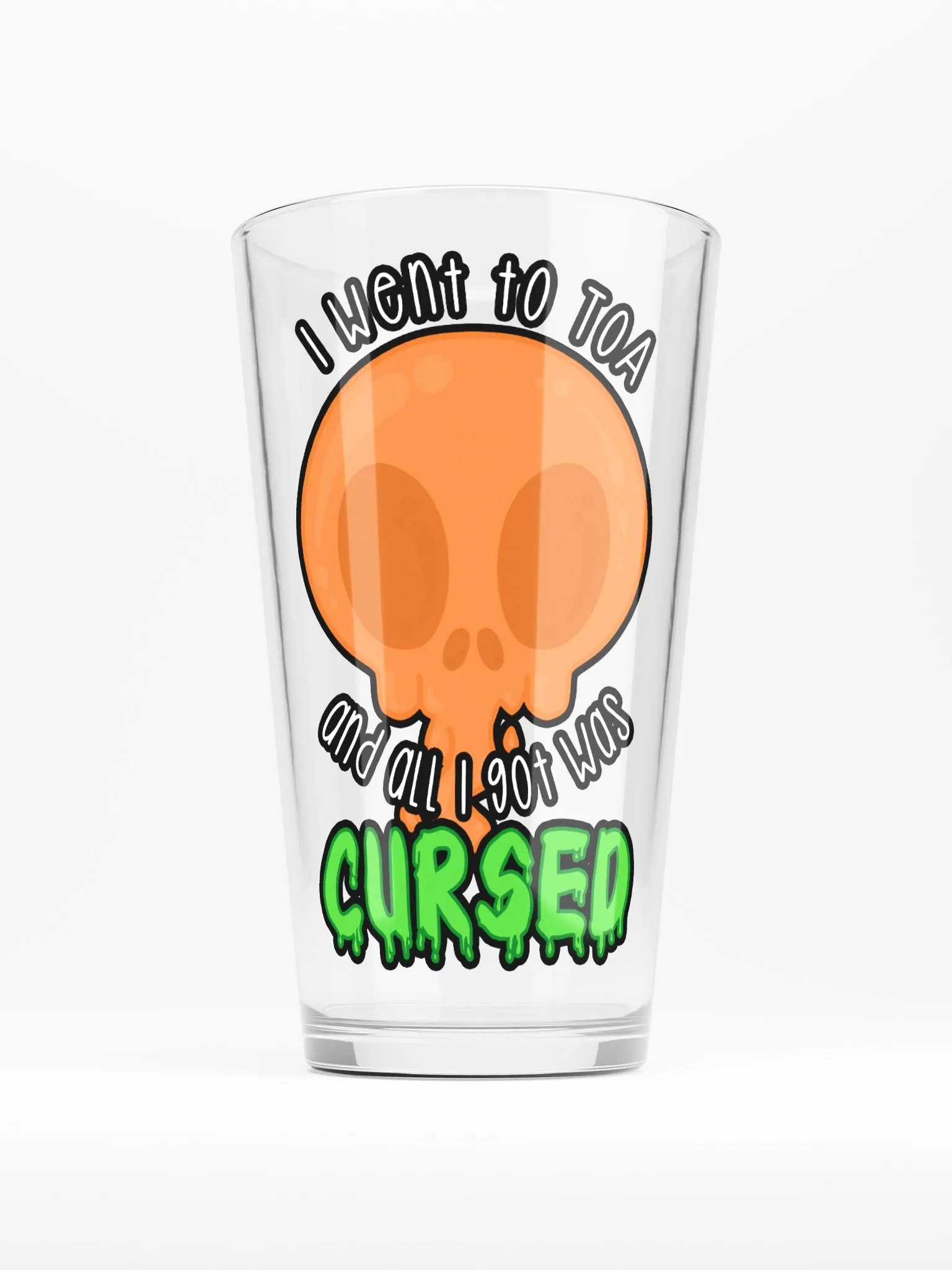 All I Got Was Cursed - Druid - Pint Glass product image (1)
