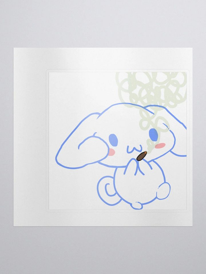 Cinnamoroll Sanrio Smoking Sticker product image (1)