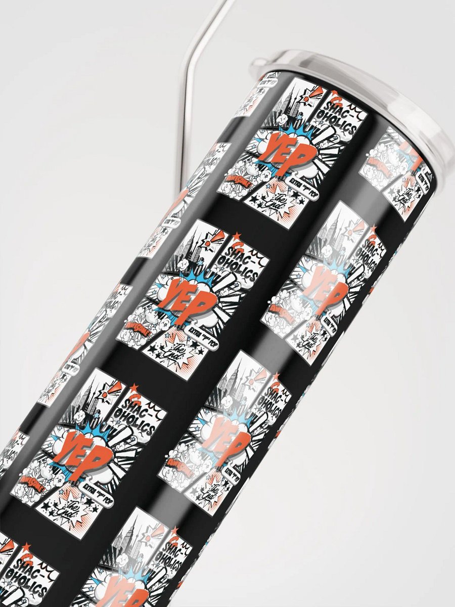 Shac-oholics Comic Blast Tumbler - Orange 