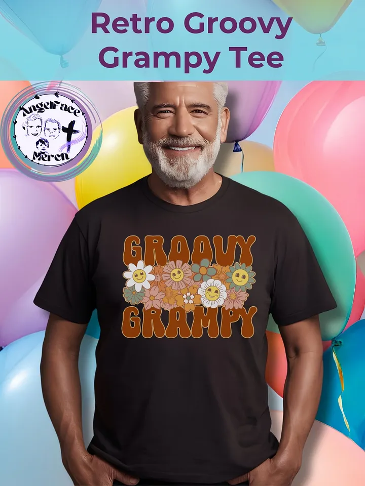 Retro Groovy Grampy Tee product image (21)