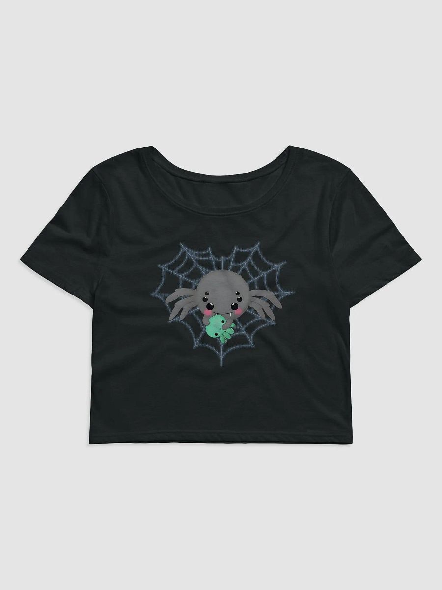 Fuzzy Jumping Spider Crop Top product image (2)