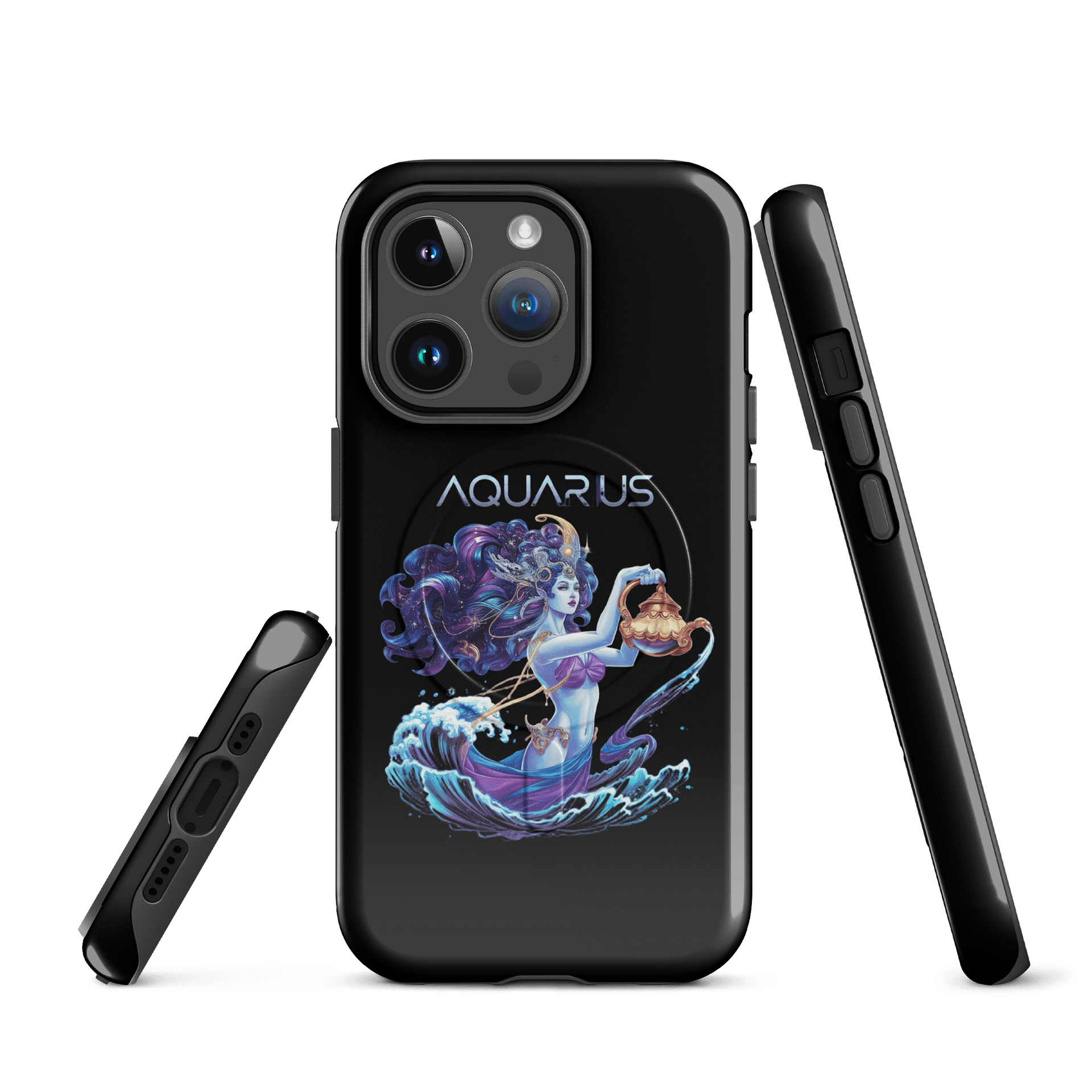 Cosmic Aquarius MagSafe® iPhone® Case product image (5)