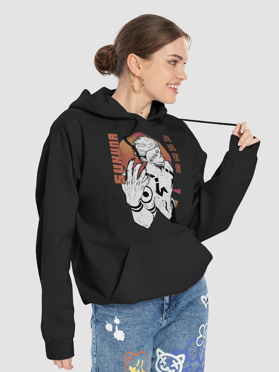 Jujutsu Kaisen Ryomen Sukuna Menacing Pose Sweatshirt – Gildan Midweight product image (4)