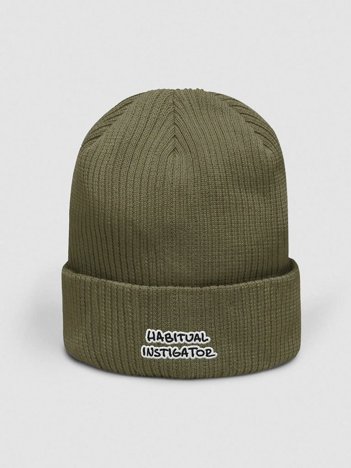 Habitual Instigator organic ribbed beanie (bubble design) product image (1)