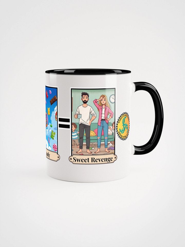 Grandkids + Candy = Sweet Revenge (Both) 2-Tone Ceramic Mug product image (1)