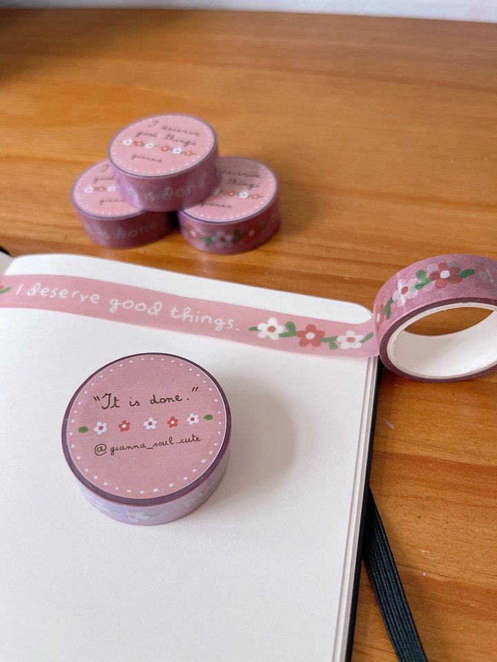 I deserve good things | Positivity Washi Tape product image (2)