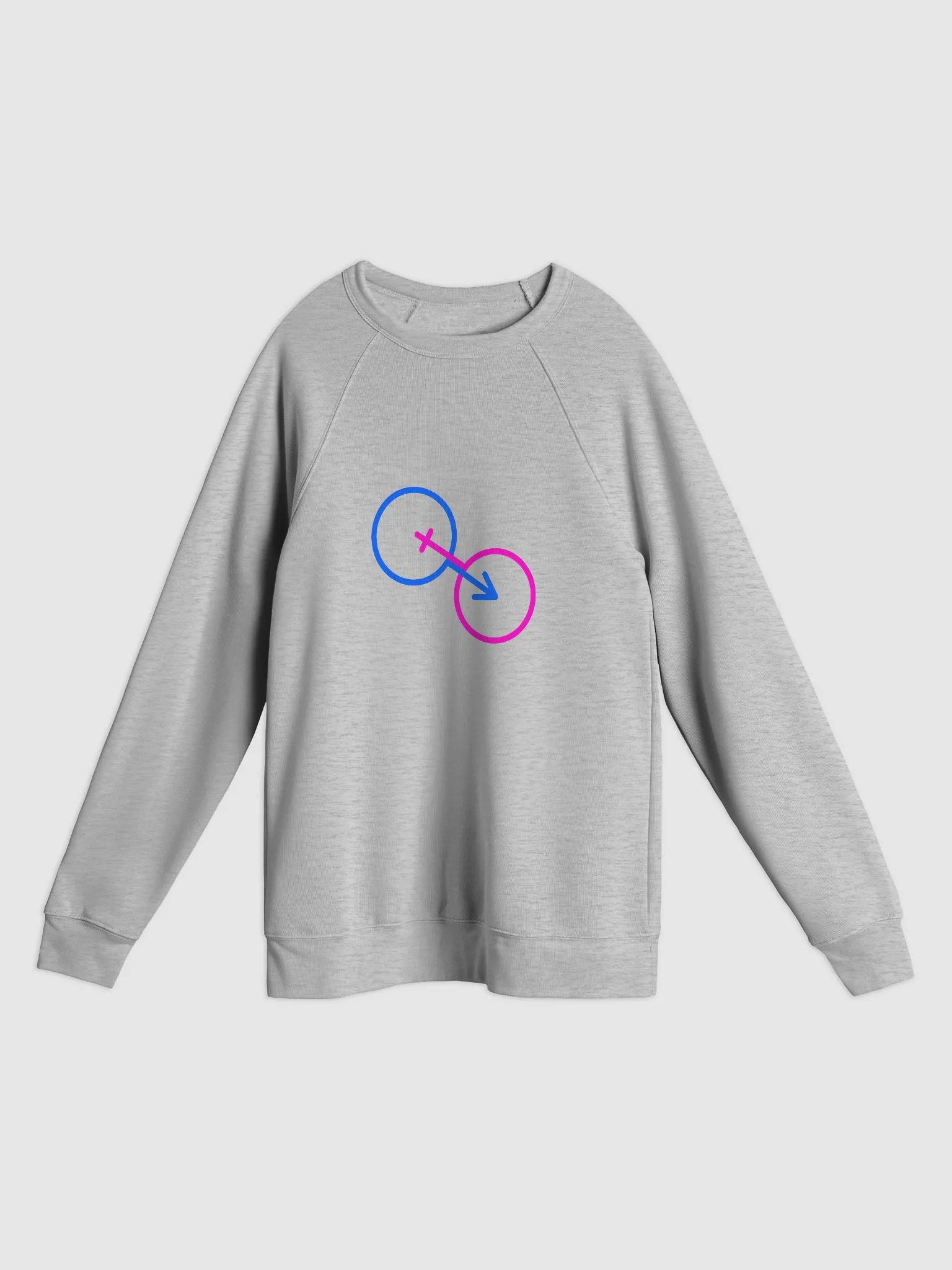 Interconnected Normality Unisex Raglan Sweatshirt product image (1)