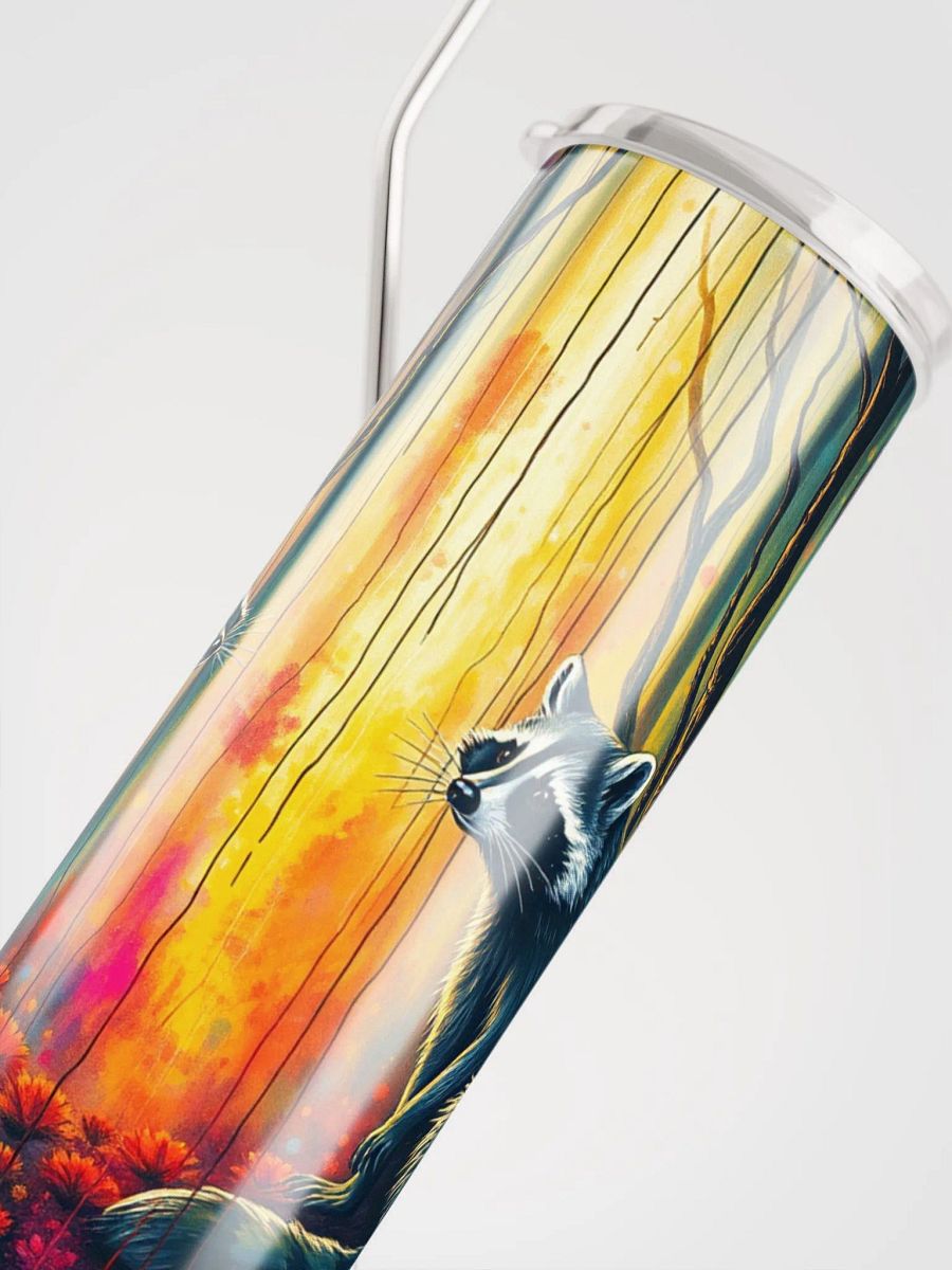 Whimsical Forest Raccoons Stainless Steel Tumbler product image (4)