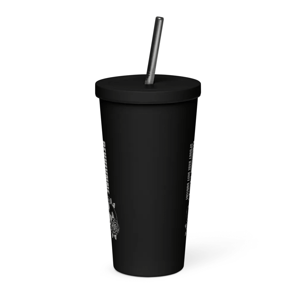 Restricted Content INSULATED TUMBLER WITH A STRAW product image (6)