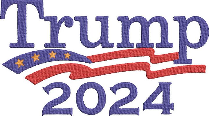 2024 Trump Machine Embroidery Pattern 5 product image (1)