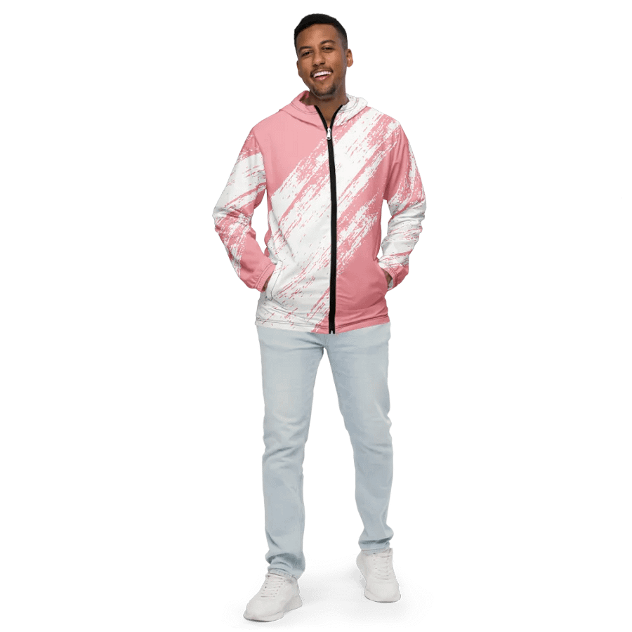 Pink Whispers Unisex Windbreaker product image (3)
