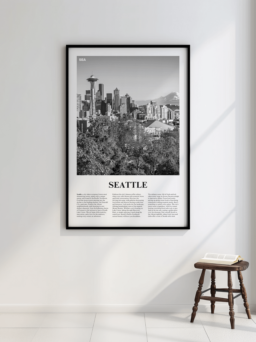 Seattle 01 Newspaper Poster product image (4)