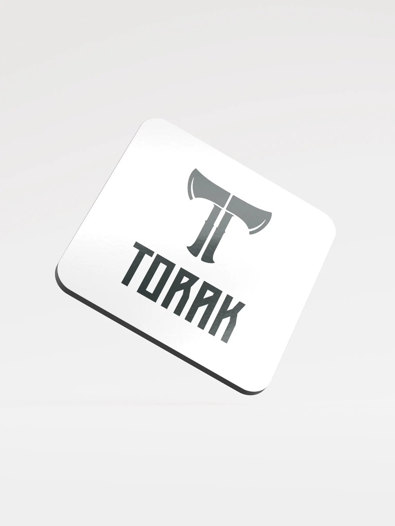 "Black Logo & Name" Coaster product image (2)