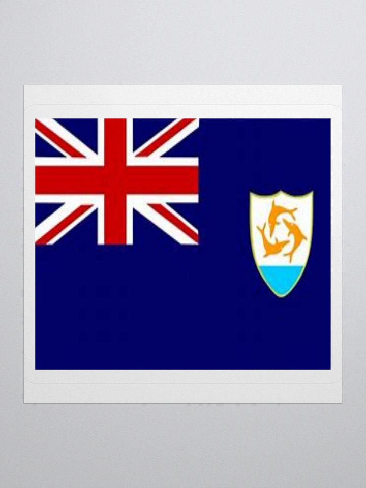 Exclusive Anguilla Flag Kiss-Cut Stickers - High-Quality Vinyl, Multiple Sizes product image (3)