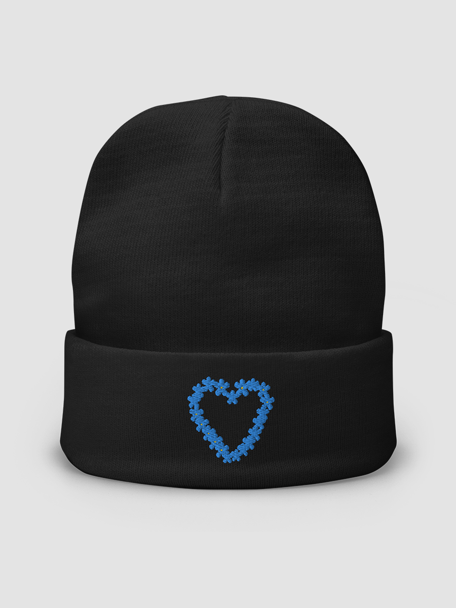 Forget-Me-Not Heart Otto Knit Beanie Otto Cap product image (2)