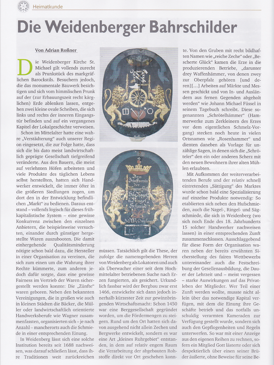 Die Weidenberger Bahrschilder product image (1)