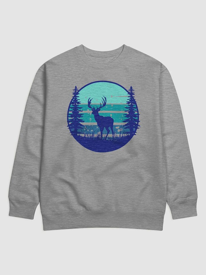 A Majestic Elk In The Woods At Night Sweatshirt product image (7)