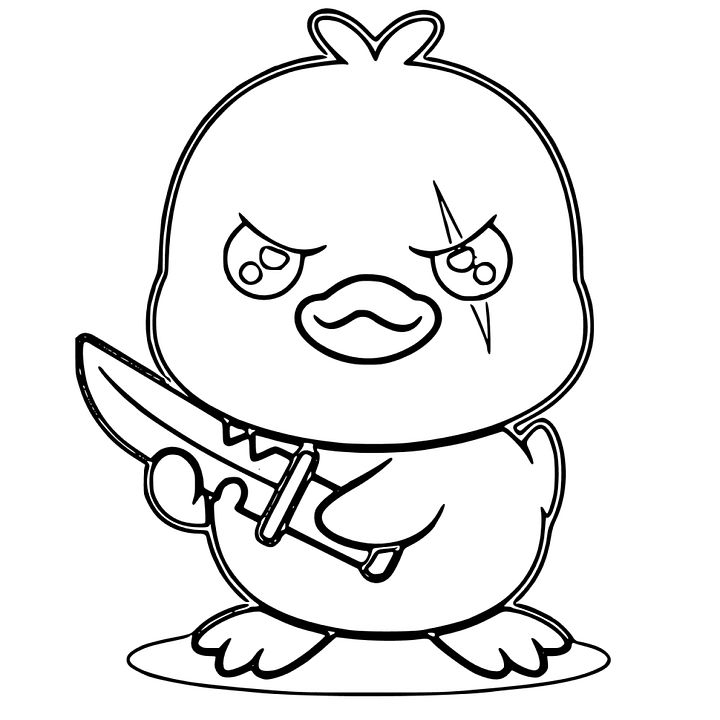 Killer Duckies Coloring Book product image (2)