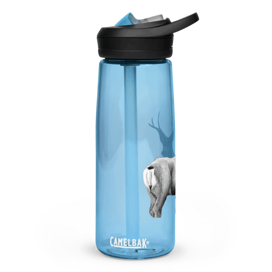 Deer Drawing Water Bottle Straw product image (4)