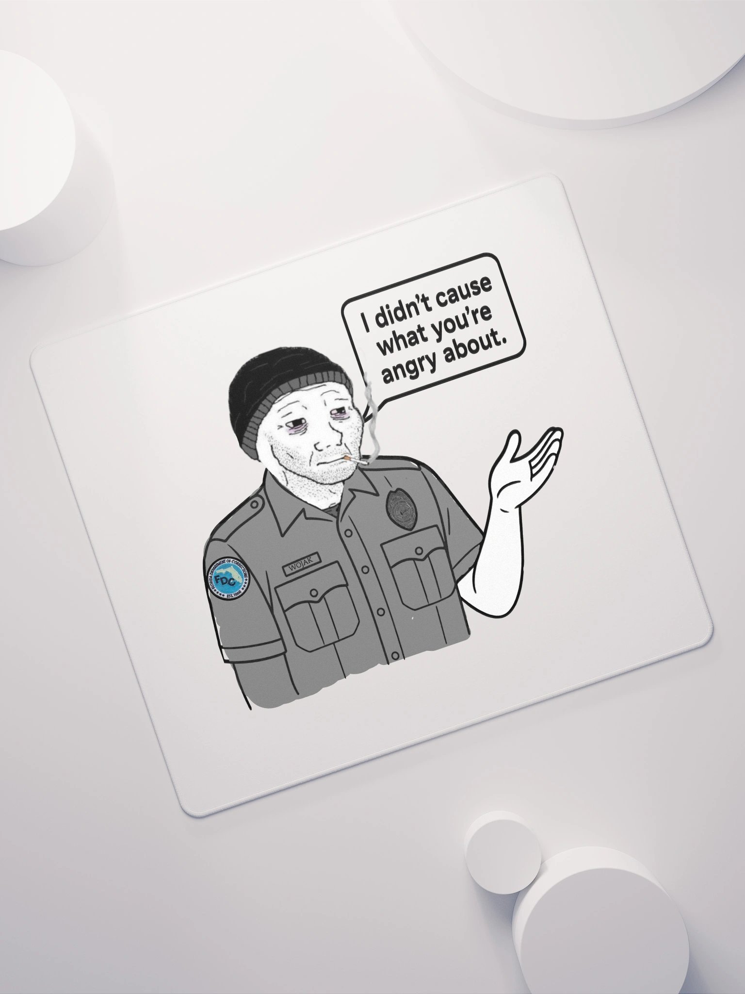 Didn't cause your anger mouse pad product image (7)