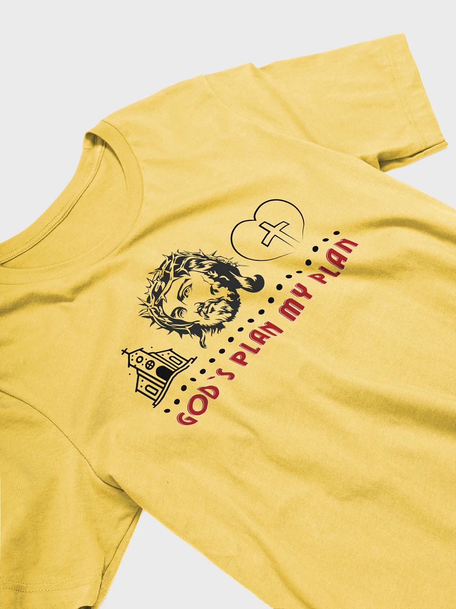God`s Plan My Plan , Christian Faith, Bell a Canvas T-Shirt - Light product image (4)