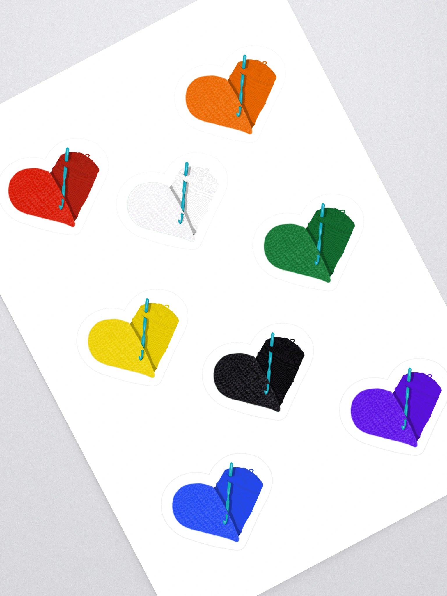 Crochet Love Sticker Sheet product image (1)