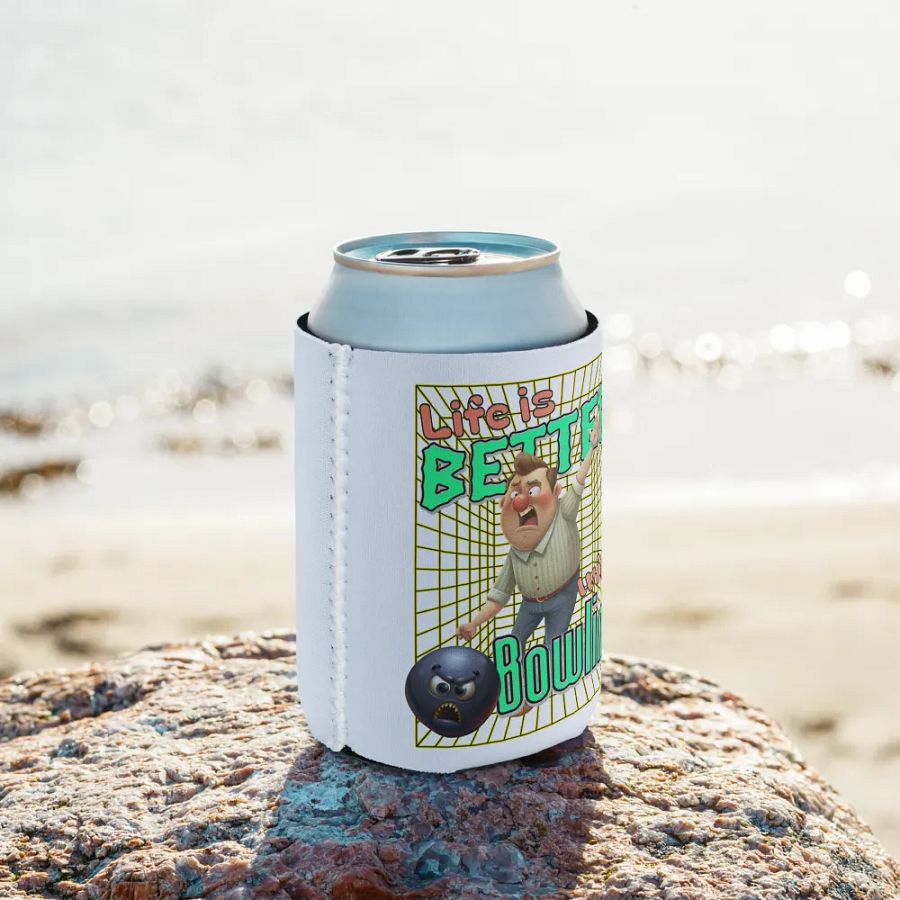 Life Is Better With Bowling Coozie Can Cooler product image (9)