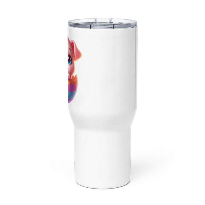 Pig Easter Egg - Travel Mug w/ Handle product image (3)
