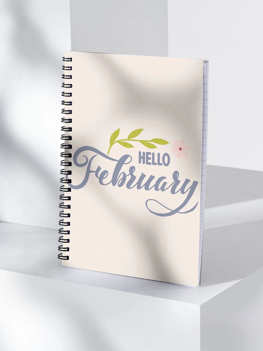 Hello February Journal (Tan Color) product image (4)