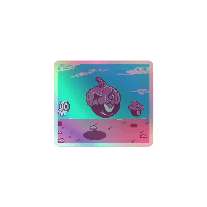 Spooky Eyes - Holographic Sticker product image (1)