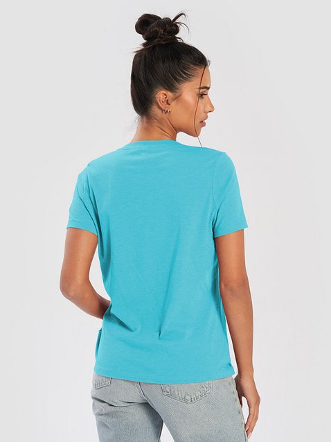 Photo showing Bella+Canvas Women's Relaxed V-Neck T-Shirt 