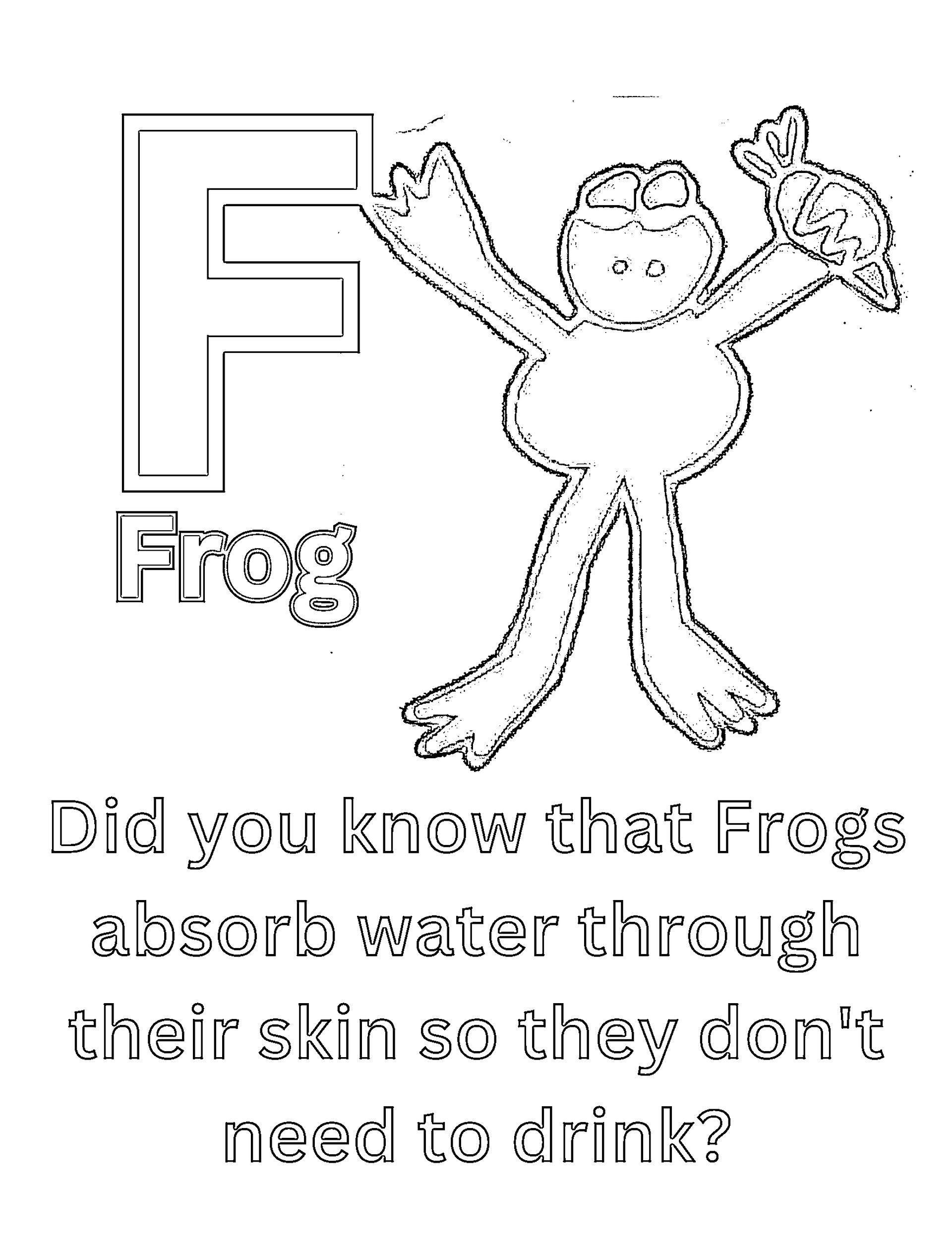 Cool Animal Facts for Kids ABCs Coloring Book product image (7)