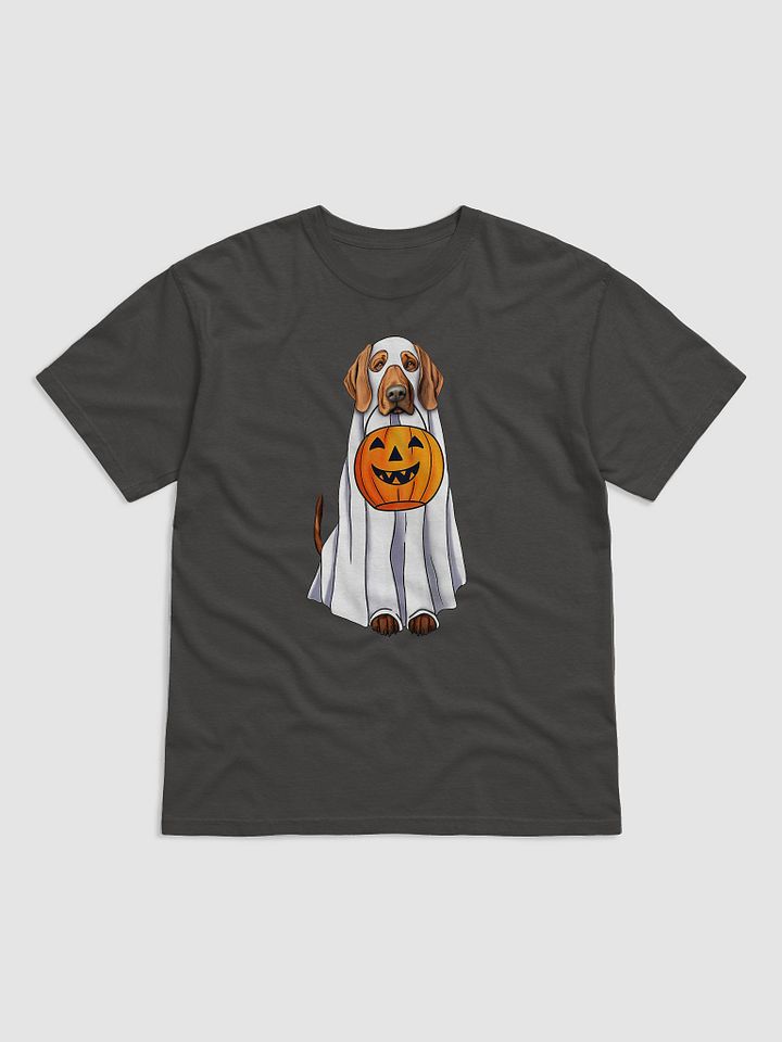 Redbone Coonhound Halloween Tee | Funny Fall and Halloween Coonhound Wearing Ghost Costume with Pumpkin Basket product image (7)