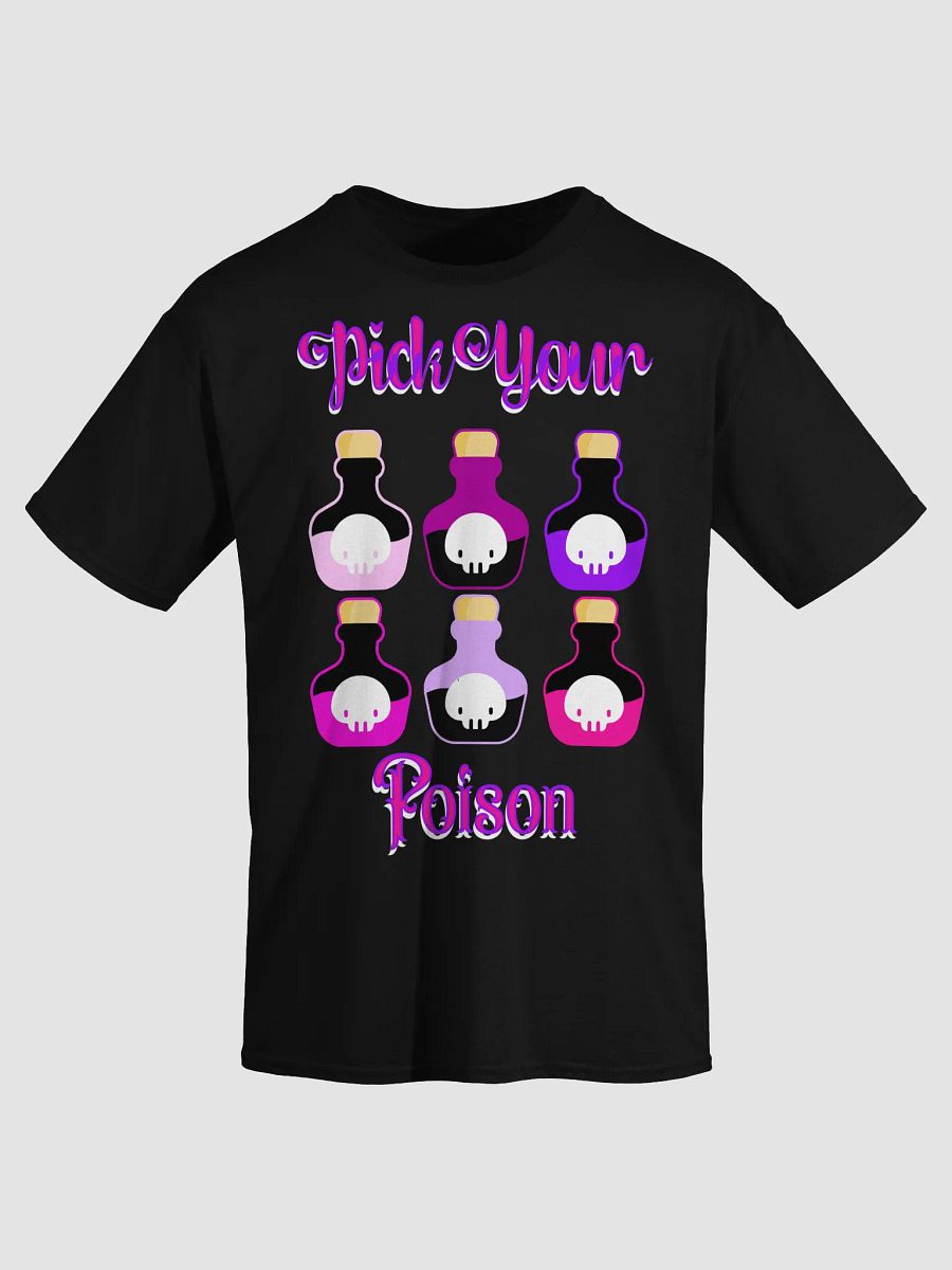 Cute Skull Poison Bottles Graphic T-Shirt product image (4)