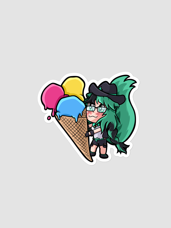 Mintzey Moon Pride Pan Sticker product image (2)