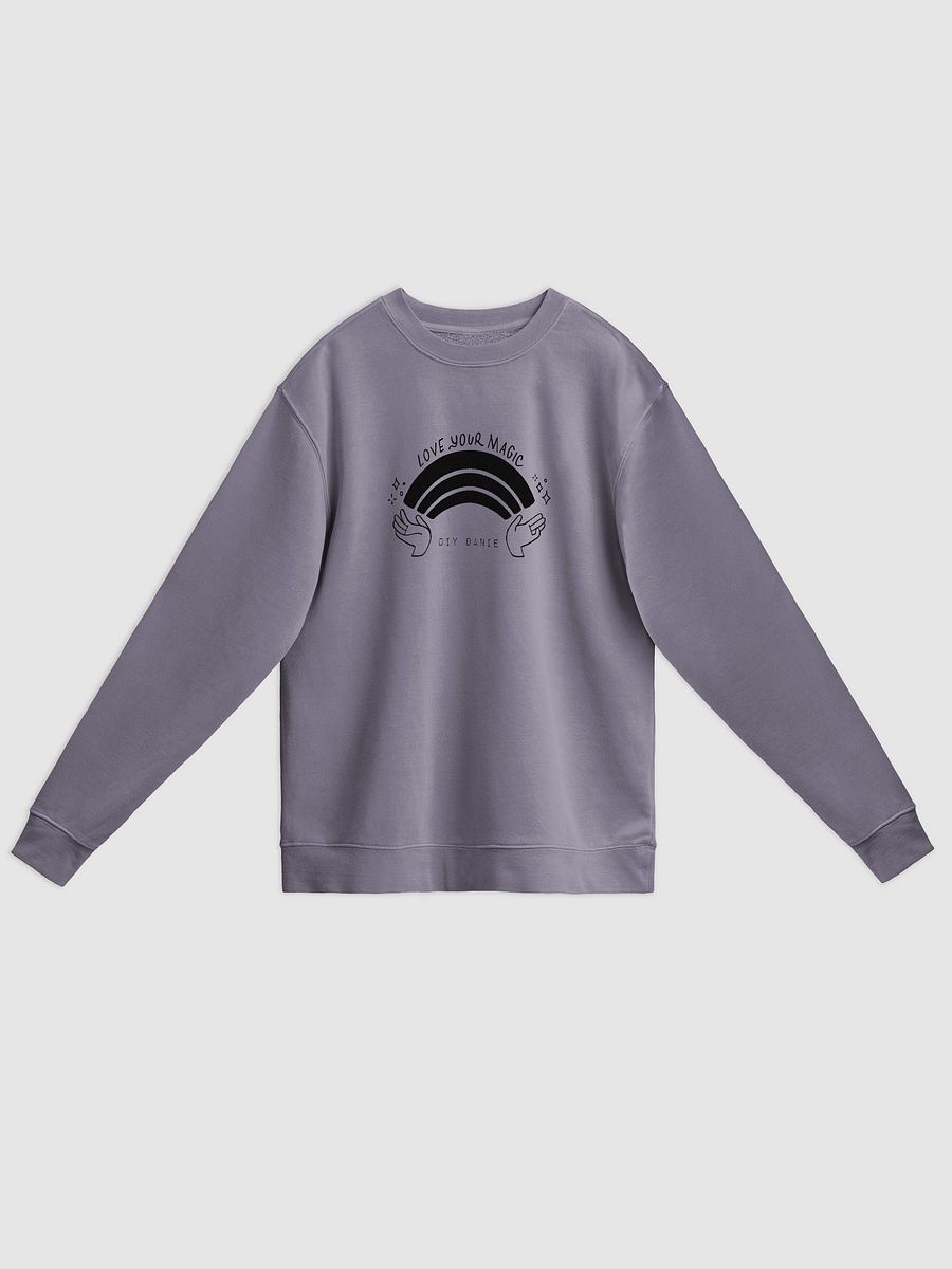 LOVE YOUR MAGIC CREW NECK - Black txt product image (3)