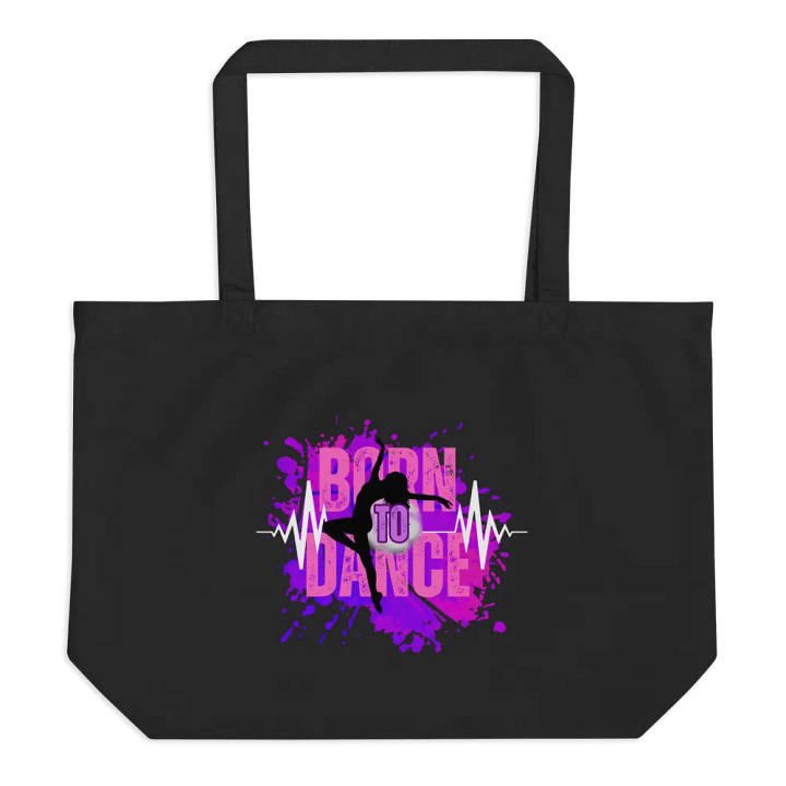Born to Dance Her Silhouette Rectangular Tote Bag product image (1)