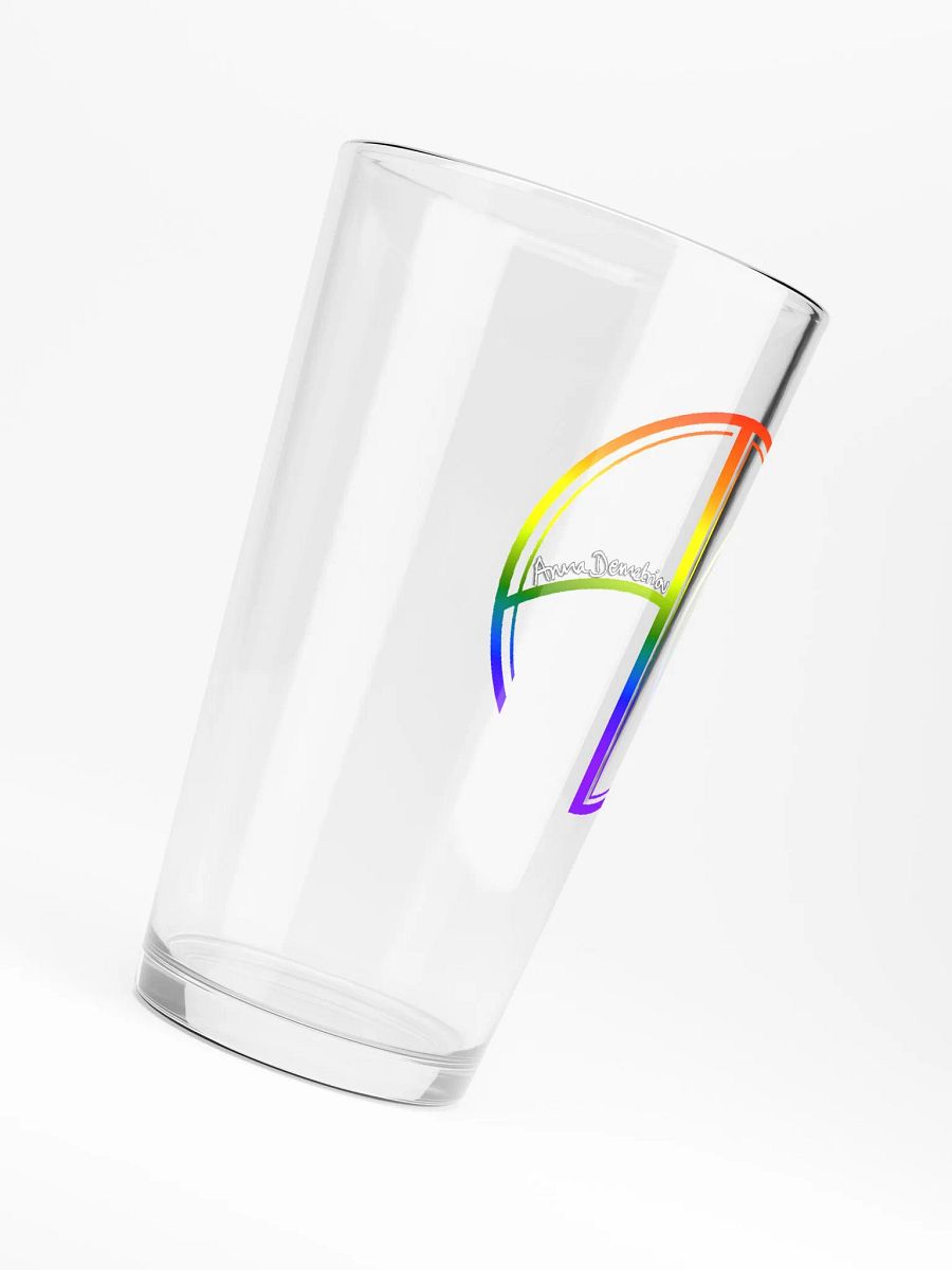 Rainbow Logo Pint Glass product image (6)