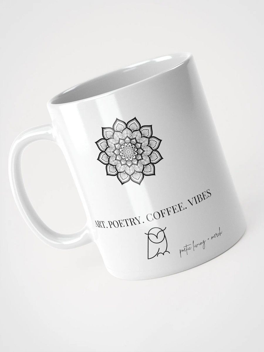 art poetry coffee vibes - minimalist mug product image (3)