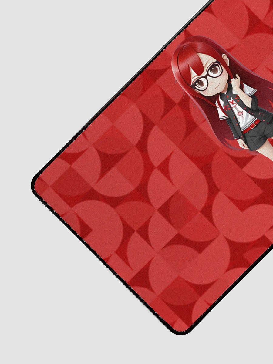 (Red CHIBI) K Desk Mat 15.5" x 31.5" product image (3)