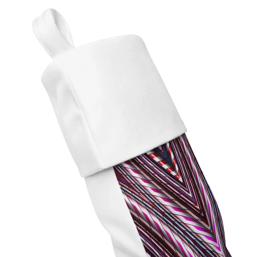 Candy Cane Kaleidoscope Christmas Stocking product image (3)