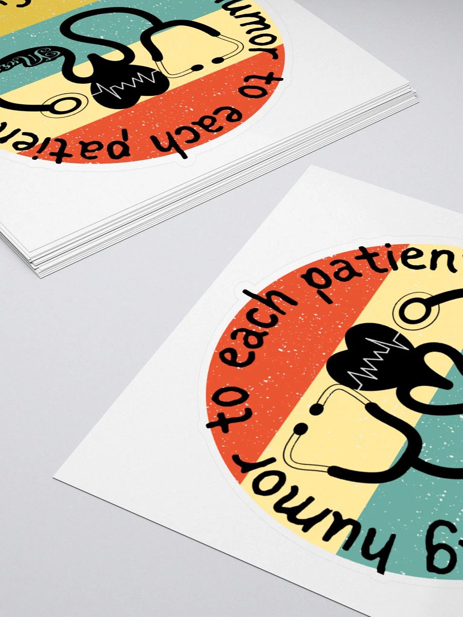 Bringing humor to each patient individually Sticker product image (14)