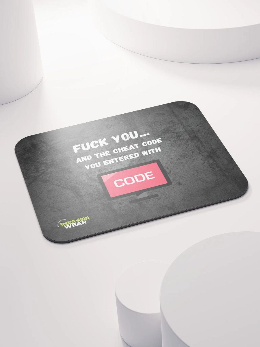 Cheat Code Rebellion Mouse Pad product image (4)