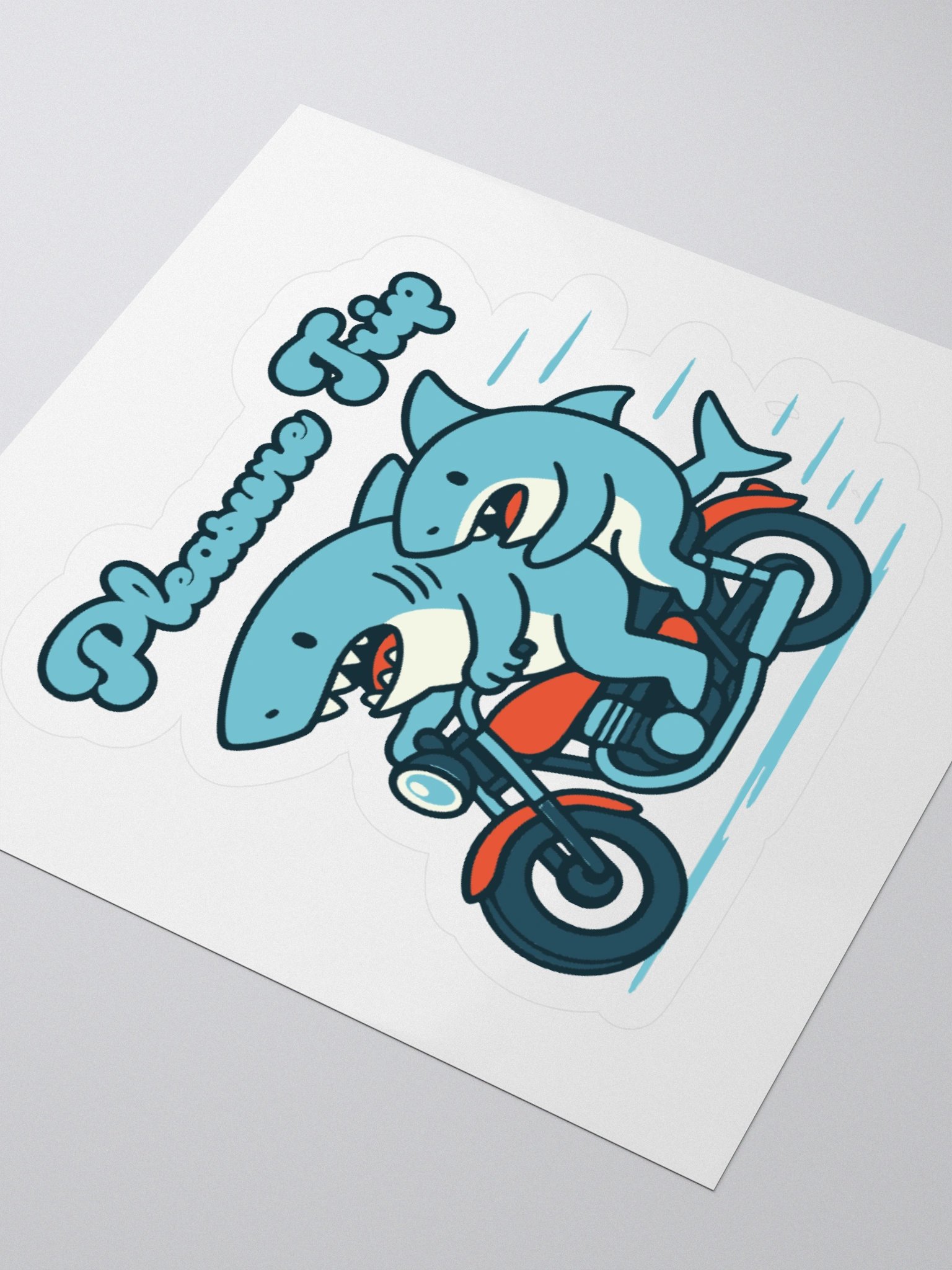 Pleasure Trip Shark Art Print & Apparel | i Roar Concept Design product image (9)