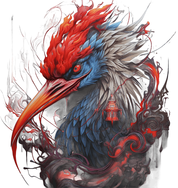 Crane On Fire