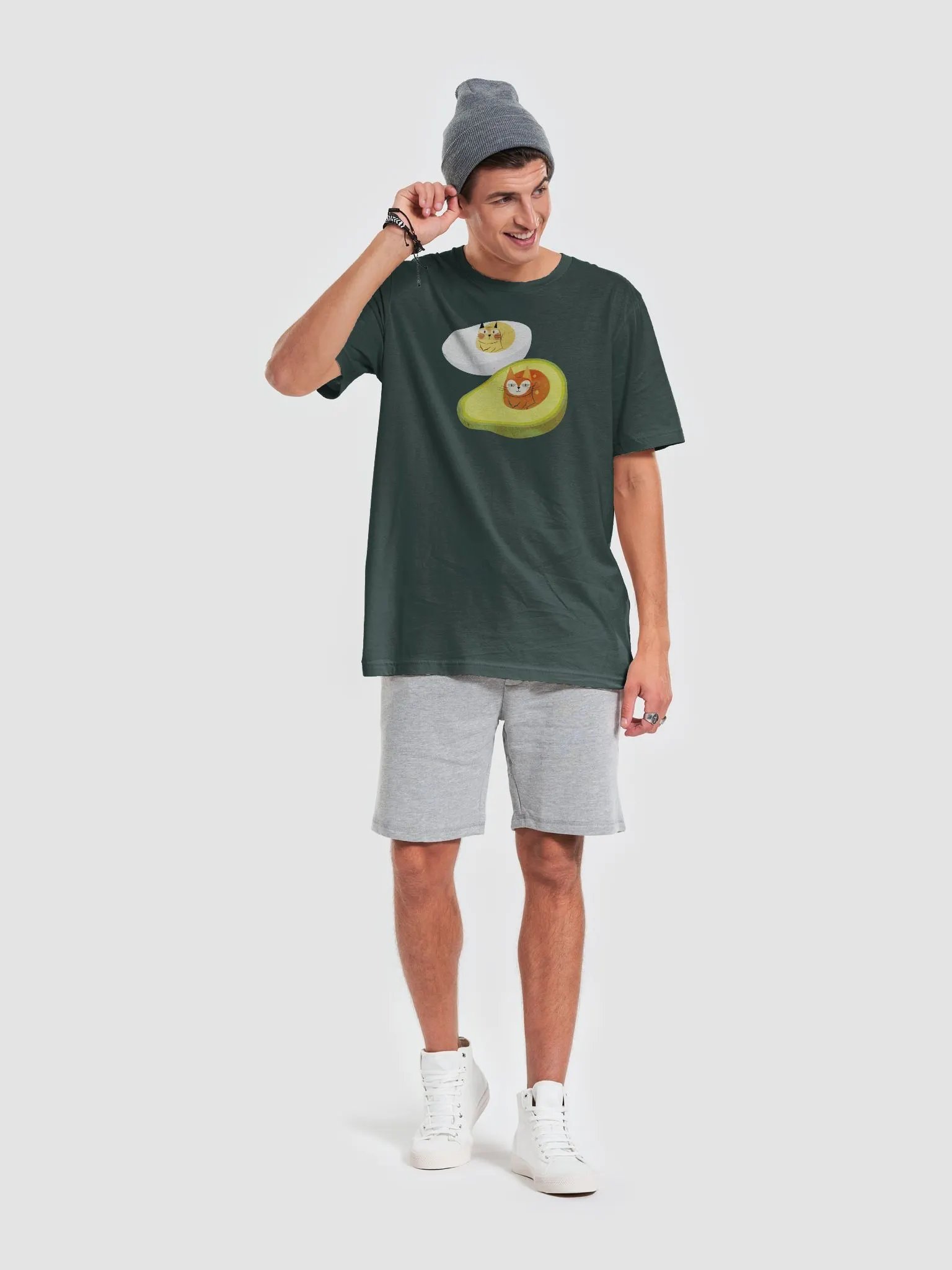 Avocado & Egg Lightweight Unisex T-Shirt product image (2)