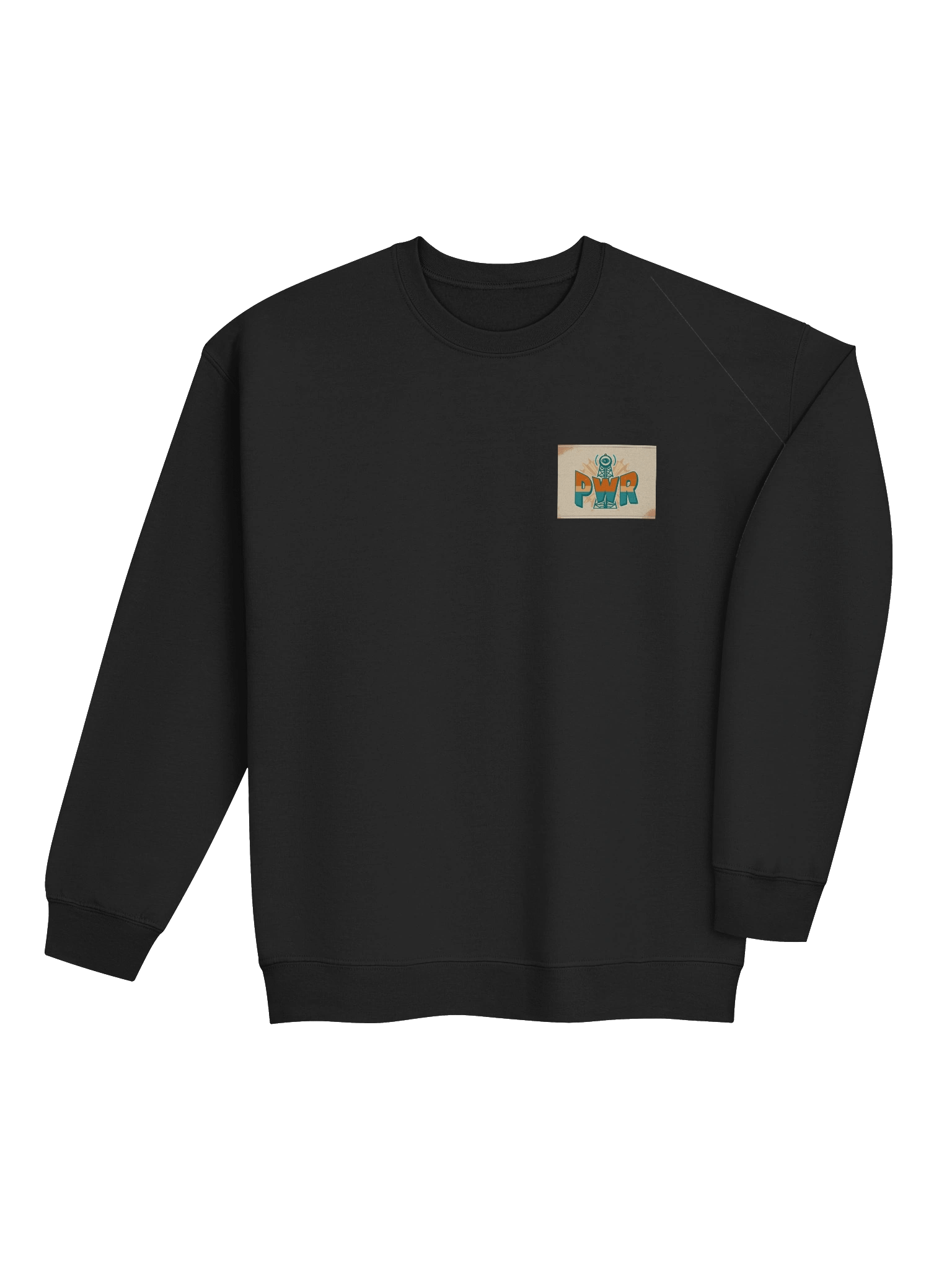 Men's Black PWR Radio Tower Crew Neck product image (4)
