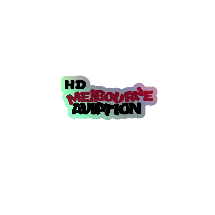 HD Melbourne Aviation Holographic Sticker product image (1)